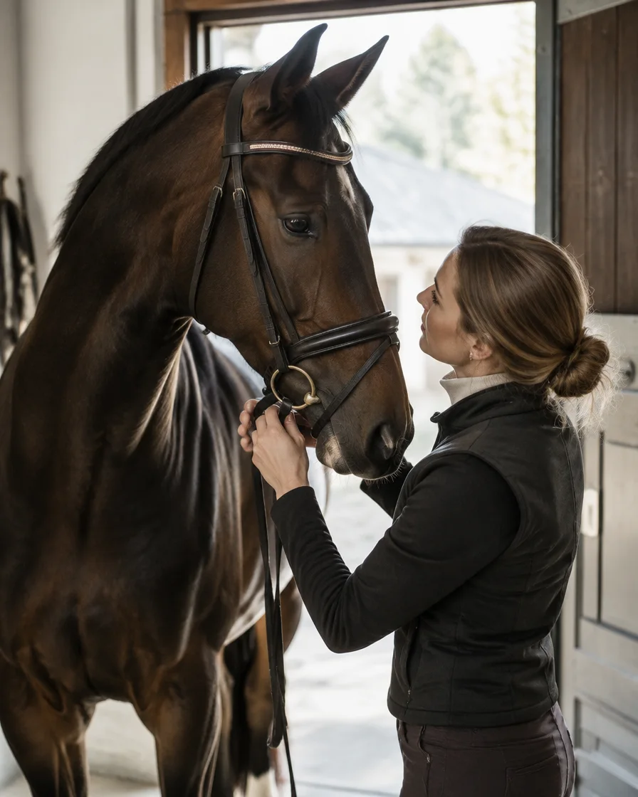 Sophie Bonde til hest hos Bonde Horses i Randers